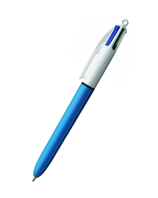 BiC 4 Colours Blue Classic Ballpoint Pen, Medium Nib, Multi Ink